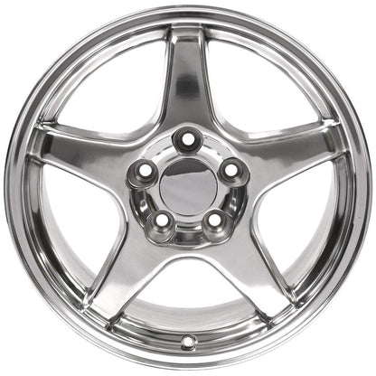 17x9.5 OE Wheels CV01 Polished Wheel 5x4.75 (56mm)