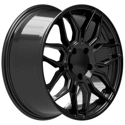 18x8.5 OE Wheels CV03C Gloss Black Wheel 5x4.75 (56mm)
