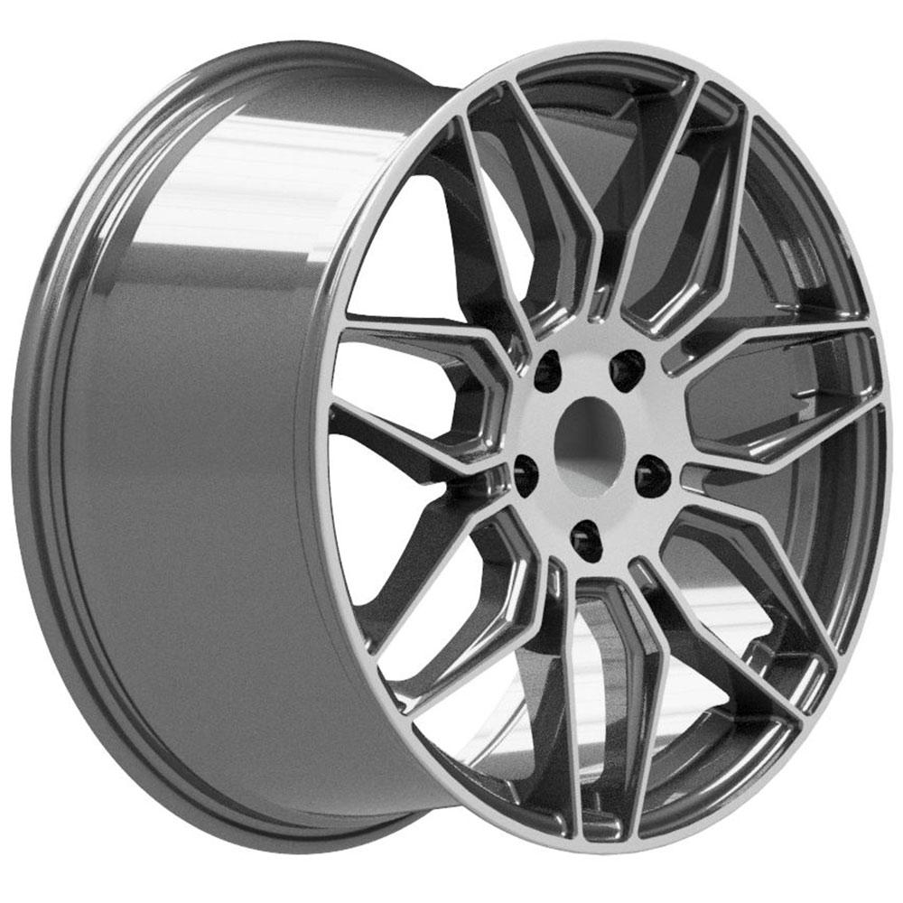19x10 OE Wheels CV03C Gunmetal Machined Wheel 5x4.75 (79mm)