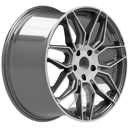 19x10 OE Wheels CV03C Gunmetal Machined Wheel 5x4.75 (79mm)