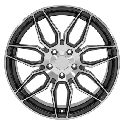 19x8.5 OE Wheels CV03D Gunmetal Machined Wheel 5x120 (52mm)