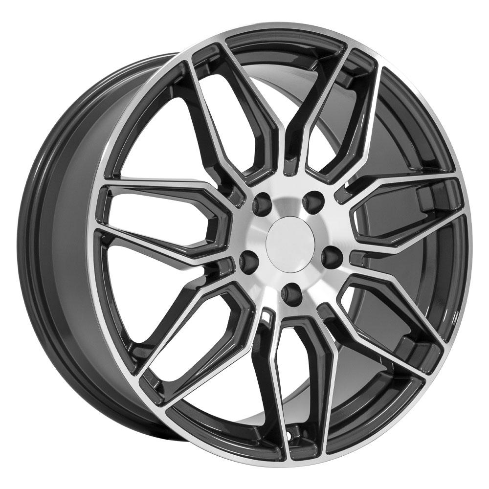 19x8.5 OE Wheels CV03D Gunmetal Machined Wheel 5x120 (52mm)