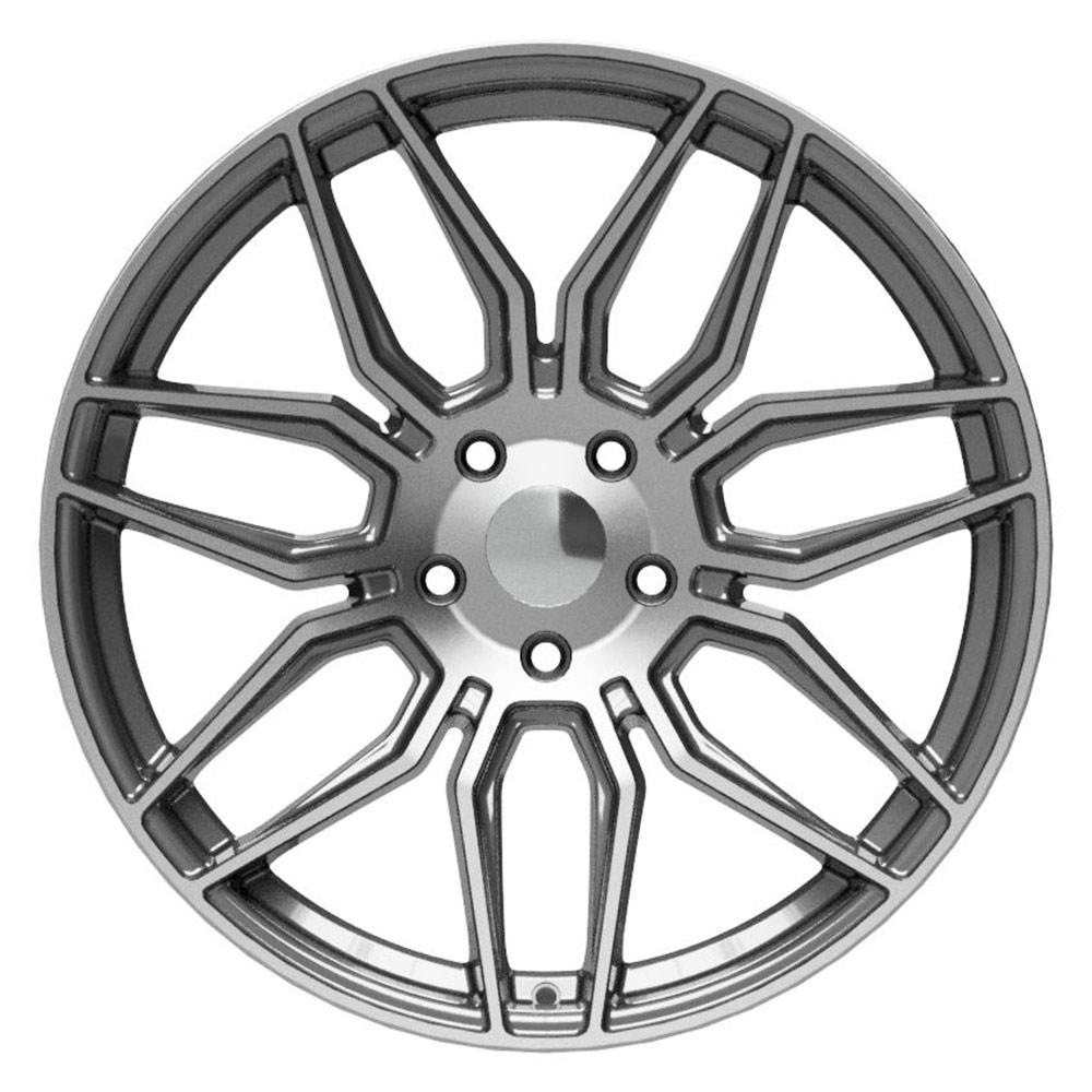 20x11 OE Wheels CV03D Gunmetal Machined Wheel 5x120 (64mm)