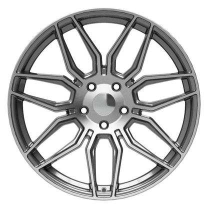 20x11 OE Wheels CV03D Gunmetal Machined Wheel 5x120 (64mm)