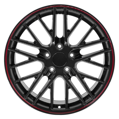 18x10.5 OE Wheels CV08A Gloss Black Wheel 5x4.75 (56mm)