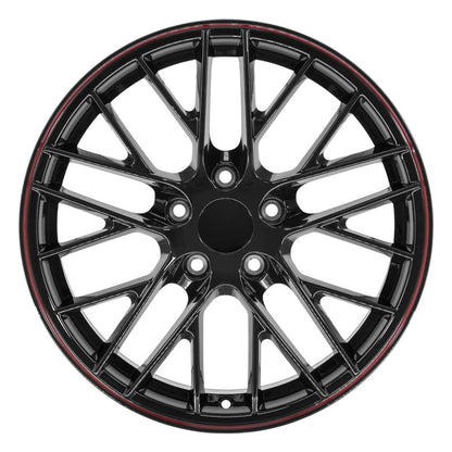 18x8.5 OE Wheels CV08B Gloss Black Wheel 5x4.75 (56mm)