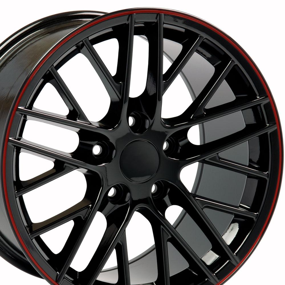 18x8.5 OE Wheels CV08B Gloss Black Wheel 5x4.75 (56mm)