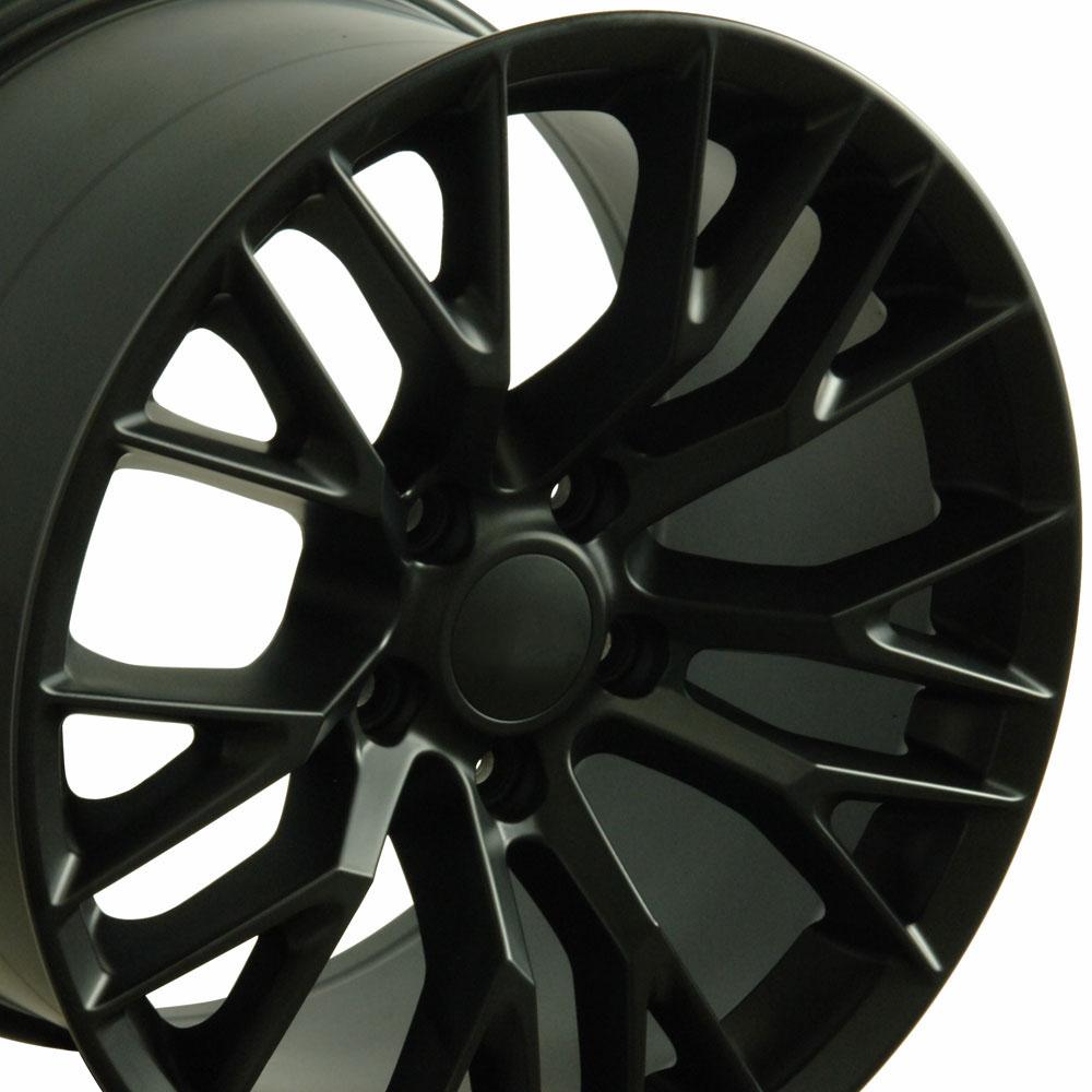 18x8.5 OE Wheels CV22B Satin Black Wheel 5x4.75 (56mm)