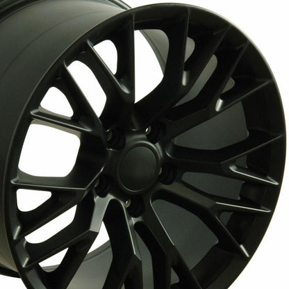 18x8.5 OE Wheels CV22B Satin Black Wheel 5x4.75 (56mm)