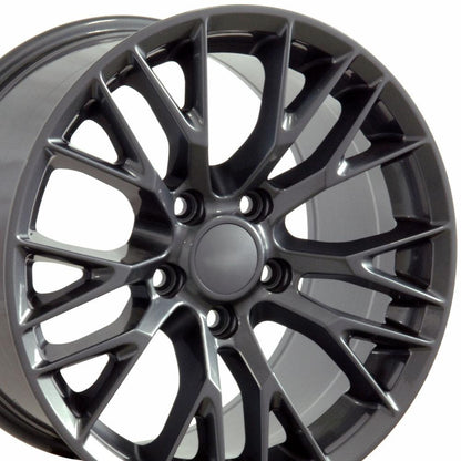 18x10.5 OE Wheels CV22 Gunmetal Wheel 5x4.75 (56mm)