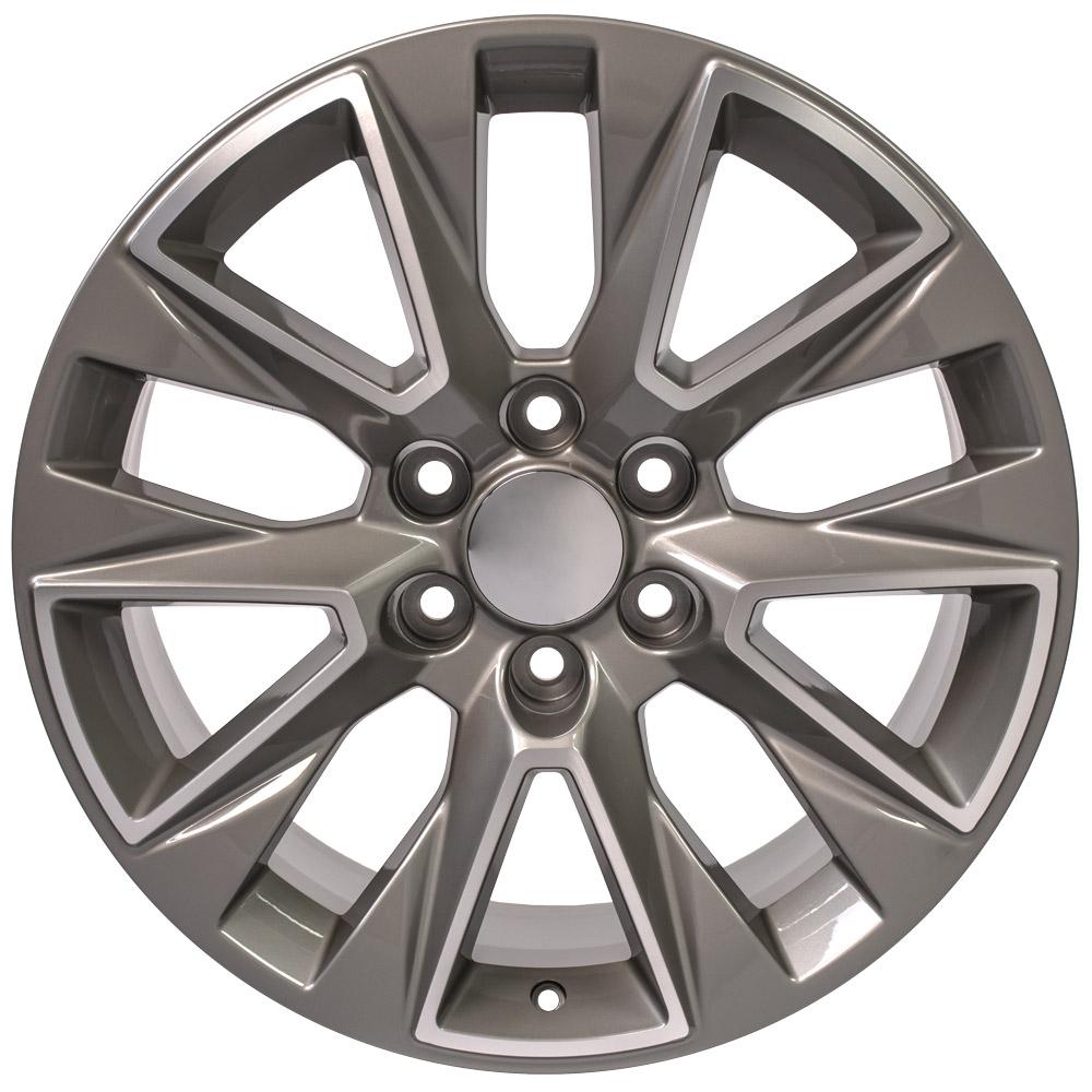 20x9 OE Wheels CV26 Silver Machined Wheel 6x5.5 (28mm)