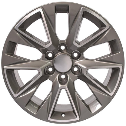 20x9 OE Wheels CV26 Silver Machined Wheel 6x5.5 (28mm)