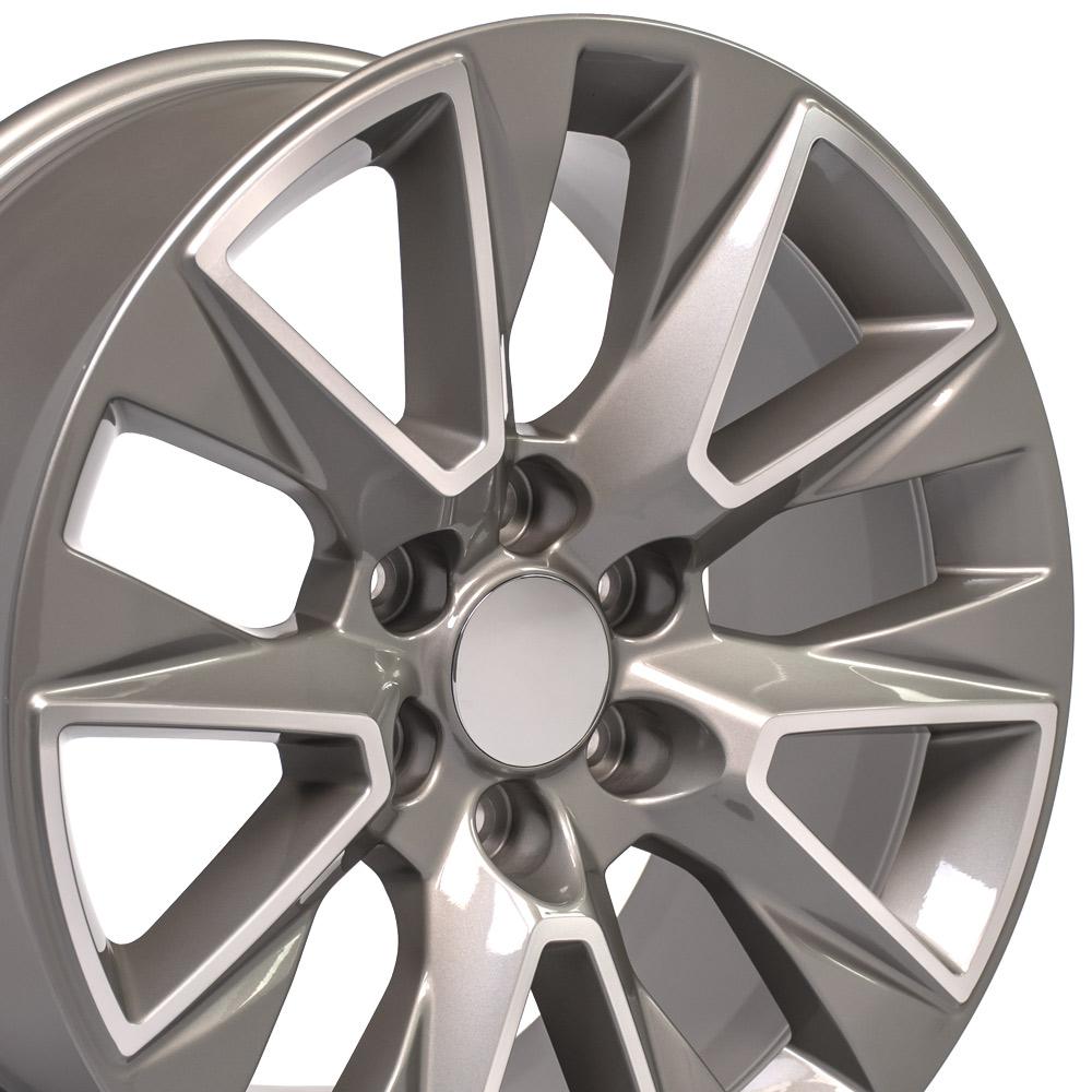 20x9 OE Wheels CV26 Silver Machined Wheel 6x5.5 (28mm)