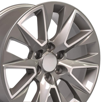 20x9 OE Wheels CV26 Silver Machined Wheel 6x5.5 (28mm)