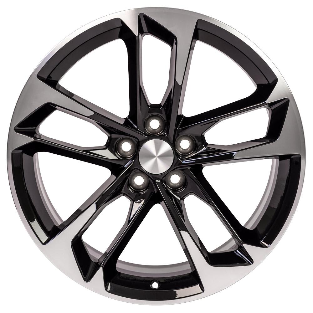 20x9.5 OE Wheels CV29 Black Machined Wheel 5x120 (39mm)