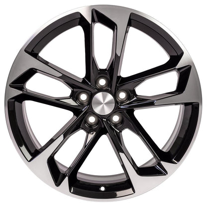 20x9.5 OE Wheels CV29 Black Machined Wheel 5x120 (39mm)