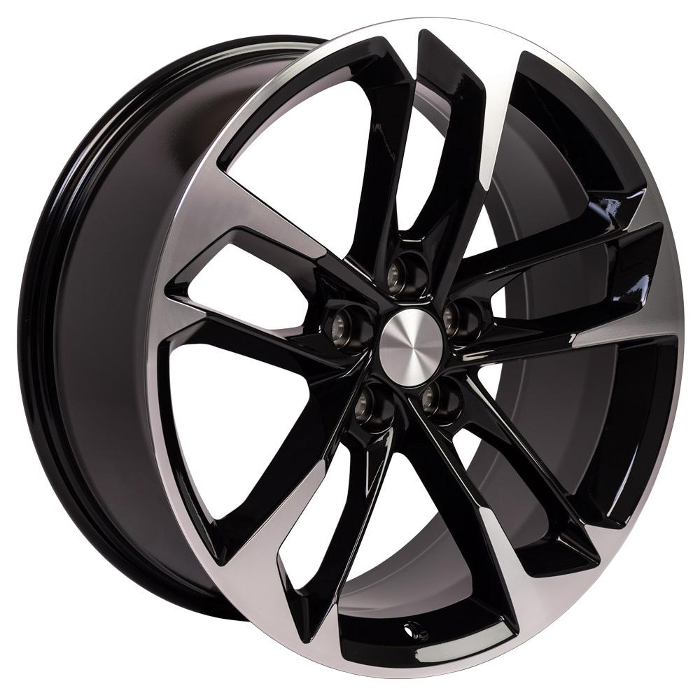 20x9.5 OE Wheels CV29 Black Machined Wheel 5x120 (39mm)