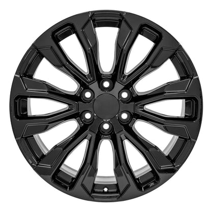 22x9 OE Wheels CV30 Gloss Black Wheel 6x5.5 (28mm)