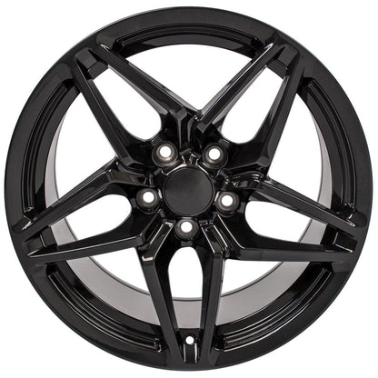 18x10.5 OE Wheels CV31 Gloss Black Wheel 5x4.75 (56mm)