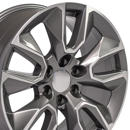 20x9 OE Wheels CV32 Gunmetal Machined Wheel 6x5.5 (28mm)