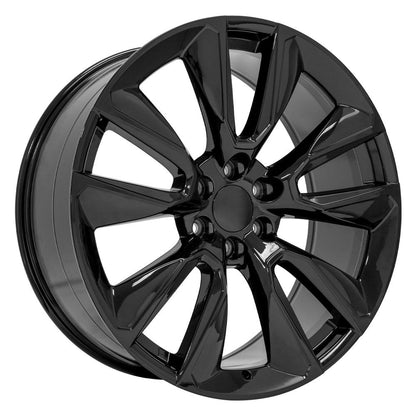 24x10 OE Wheels CV32 Black Wheel 6x5.5 (28mm)