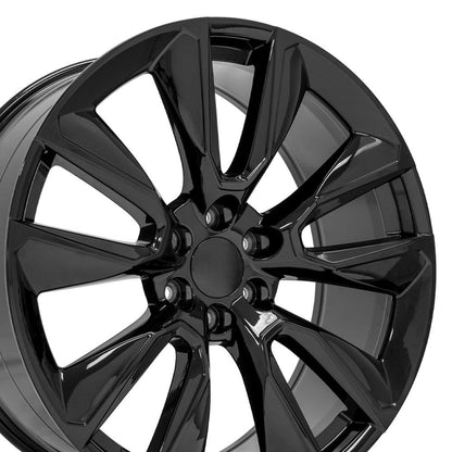 24x10 OE Wheels CV32 Black Wheel 6x5.5 (28mm)