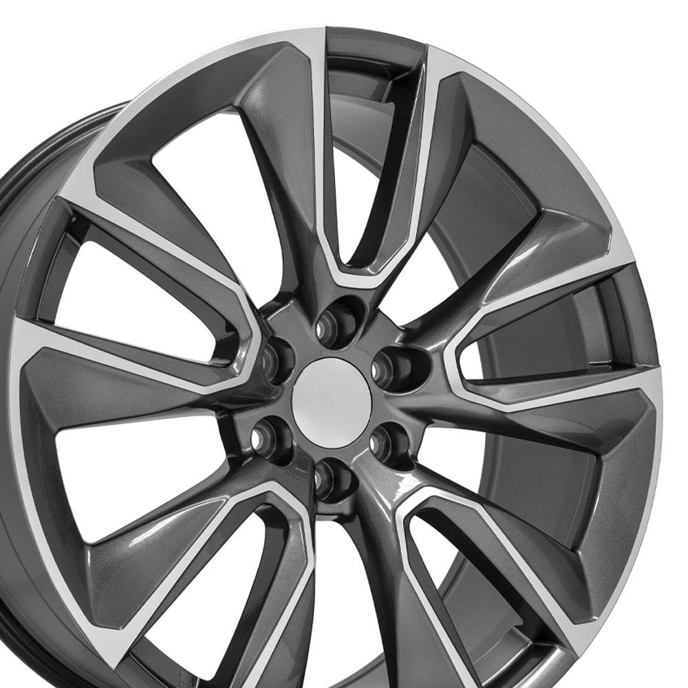 24x10 OE Wheels CV32 Gunmetal Wheel 6x5.5 (28mm)