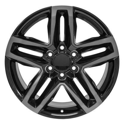 20x9 OE Wheels CV34B Black Machined with Tinted Clear Wheel 6x5.5 (26mm)