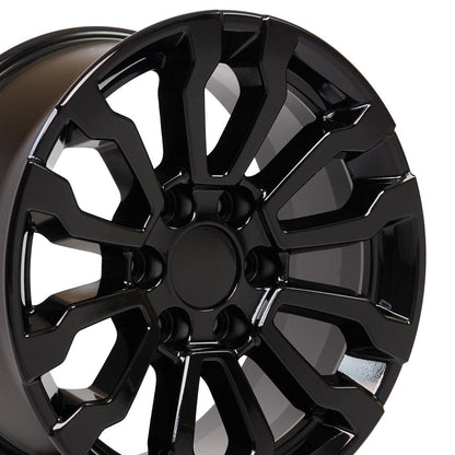 18x8.5 OE Wheels CV35 Gloss Black Wheel 6x5.5 (24mm)