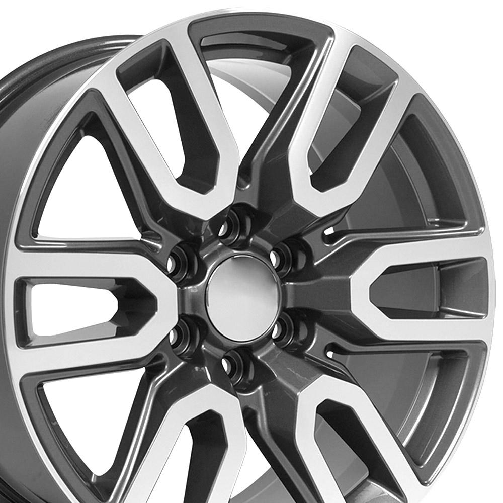 20x9 OE Wheels CV36 Gunmetal Machined Wheel 6x5.5 (24mm)