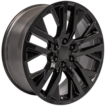 22x9 OE Wheels CV38 Gloss Black Wheel 6x5.5 (28mm)