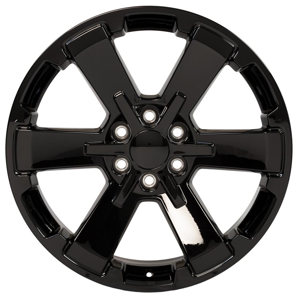 22x9 OE Wheels CV41B Gloss Black Wheel 6x5.5 (24mm)