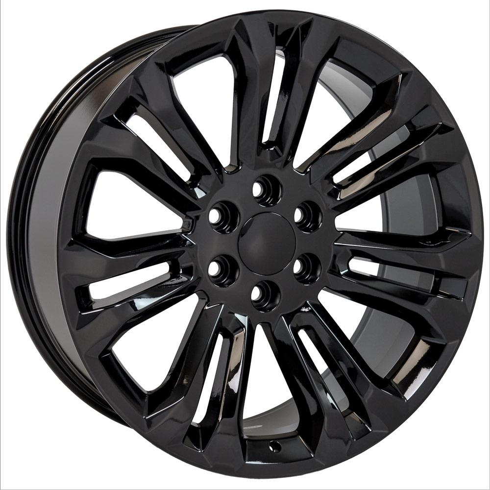 22x9 OE Wheels CV43 Gloss Black Wheel 6x5.5 (24mm)