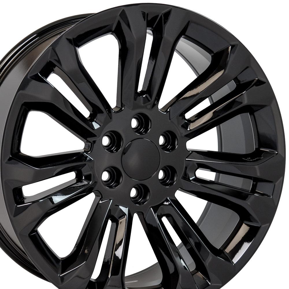 22x9 OE Wheels CV43 Gloss Black Wheel 6x5.5 (24mm)