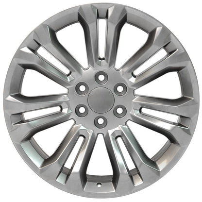 22x9 OE Wheels CV43B Hyper Black Wheel 6x5.5 (24mm)