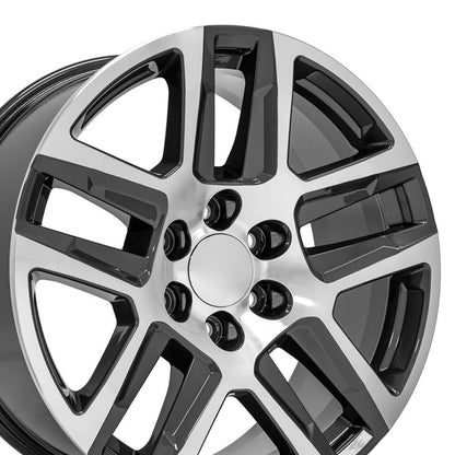 20x9 OE Wheels CV63 Gunmetal Machined Wheel 6x5.5 (28mm)