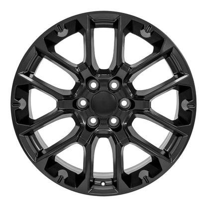 22x9 OE Wheels CV67 Satin Black Wheel 6x5.5 (28mm)