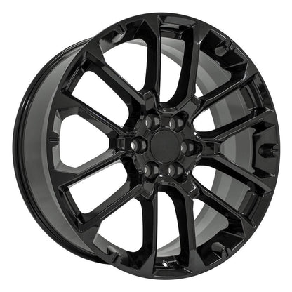 24x10 OE Wheels CV67 Gloss Black Wheel 6x5.5 (28mm)