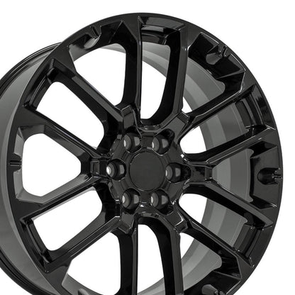 24x10 OE Wheels CV67 Gloss Black Wheel 6x5.5 (28mm)