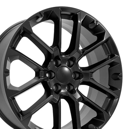 24x10 OE Wheels CV67 Satin Black Wheel 6x5.5 (28mm)
