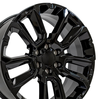 22x9 OE Wheels CV68 Gloss Black Wheel 6x5.5 (28mm)