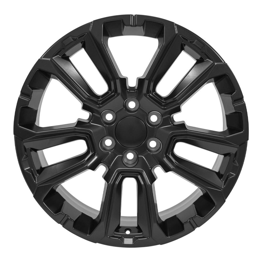 22x9 OE Wheels CV68 Satin Black Wheel 6x5.5 (28mm)