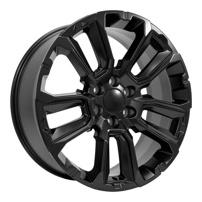 22x9 OE Wheels CV68 Satin Black Wheel 6x5.5 (28mm)