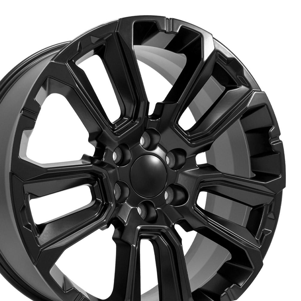 22x9 OE Wheels CV68 Satin Black Wheel 6x5.5 (28mm)