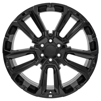 24x10 OE Wheels CV68 Gloss Black Wheel 6x5.5 (28mm)
