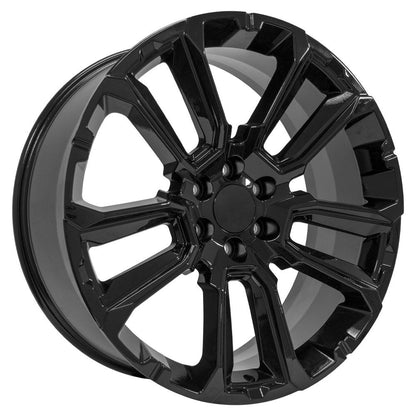 24x10 OE Wheels CV68 Gloss Black Wheel 6x5.5 (28mm)
