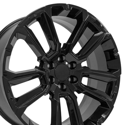 24x10 OE Wheels CV68 Gloss Black Wheel 6x5.5 (28mm)