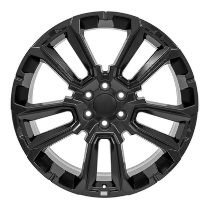 24x10 OE Wheels CV68 Satin Black Wheel 6x5.5 (28mm)