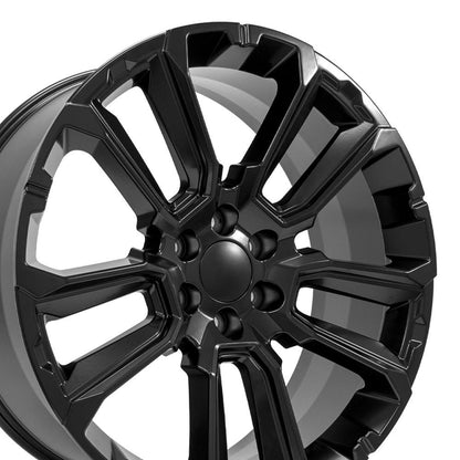 24x10 OE Wheels CV68 Satin Black Wheel 6x5.5 (28mm)