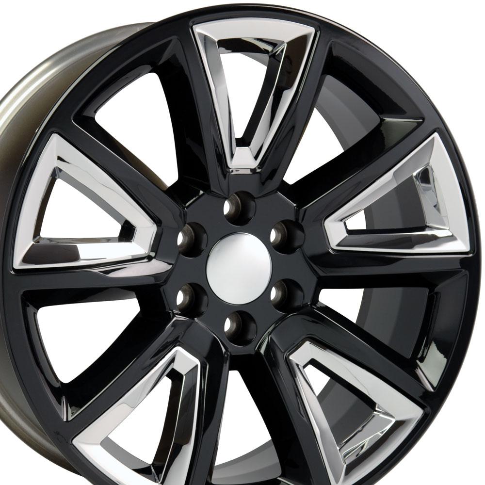 20x8.5 OE Wheels CV73 Gloss Black Wheel 6x5.5 (24mm)